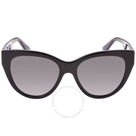 gucci gg0460s 001-53|Gucci Grey Cat Eye Ladies Sunglasses .